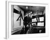 Abstract Expressionist Painter, Franz Kline, in Studio with His Black and White Paintings-Fritz Goro-Framed Premium Photographic Print