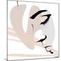 Abstract Face Down-OnRei-Mounted Art Print