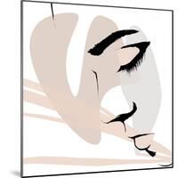 Abstract Face Down-OnRei-Mounted Art Print