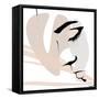 Abstract Face Down-OnRei-Framed Stretched Canvas