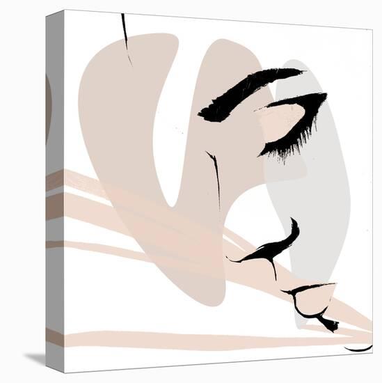 Abstract Face Down-OnRei-Stretched Canvas