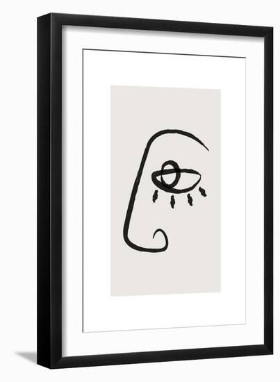 Abstract Face No2-Beth Cai-Framed Premium Giclee Print