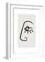 Abstract Face No2-Beth Cai-Framed Giclee Print