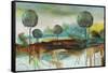 Abstract Fantasy Landscape-Jean Plout-Framed Stretched Canvas