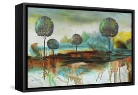 Abstract Fantasy Landscape-Jean Plout-Framed Stretched Canvas