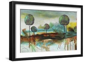 Abstract Fantasy Landscape-Jean Plout-Framed Giclee Print