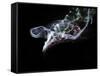 Abstract Fantasy Smoke Texture Background-Veneratio-Framed Stretched Canvas