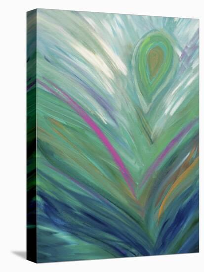 Abstract Feather-Hilary Winfield-Stretched Canvas