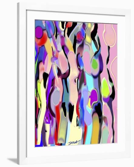 Abstract Female Forms-Diana Ong-Framed Giclee Print