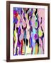 Abstract Female Forms-Diana Ong-Framed Giclee Print