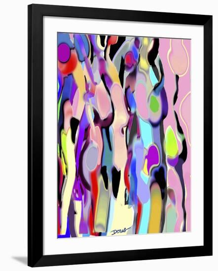 Abstract Female Forms-Diana Ong-Framed Giclee Print