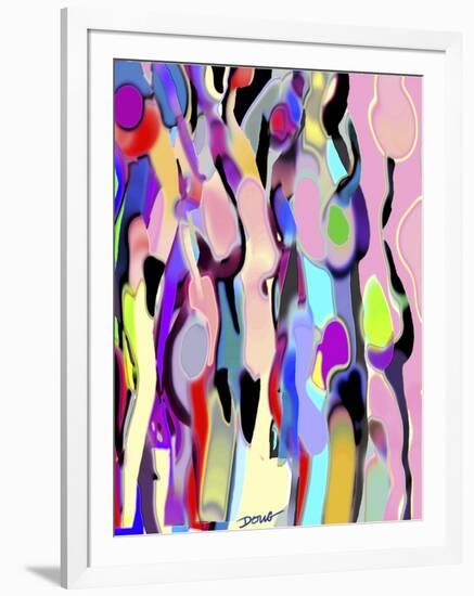 Abstract Female Forms-Diana Ong-Framed Giclee Print