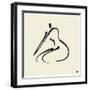 Abstract Female Nude VI-Ty Wilson-Framed Giclee Print