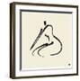 Abstract Female Nude VI-Ty Wilson-Framed Giclee Print