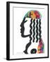 Abstract Figure - Bright-Gerry Baptist-Framed Giclee Print