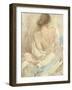 Abstract Figure Study I-Albena Hristova-Framed Art Print