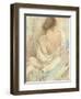 Abstract Figure Study I-Albena Hristova-Framed Art Print