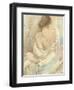 Abstract Figure Study I-Albena Hristova-Framed Art Print