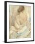 Abstract Figure Study I-Albena Hristova-Framed Art Print