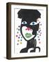 Abstract Figure - Vivid-Gerry Baptist-Framed Giclee Print