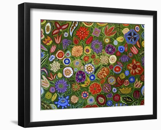 Abstract Floral 0040-Catherine A Nolin-Framed Giclee Print