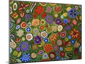 Abstract Floral 0040-Catherine A Nolin-Mounted Giclee Print