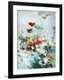 Abstract Floral 1-Design Fabrikken-Framed Art Print