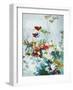 Abstract Floral 1-Design Fabrikken-Framed Art Print