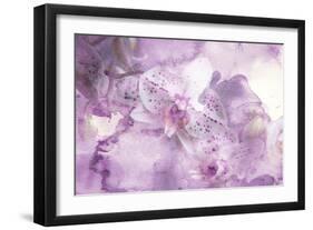 Abstract Floral Background- Watercolor Grunge Texture-run4it-Framed Art Print