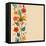 Abstract Floral Background-aispl-Framed Stretched Canvas