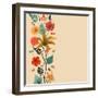 Abstract Floral Background-aispl-Framed Art Print