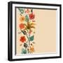 Abstract Floral Background-aispl-Framed Art Print