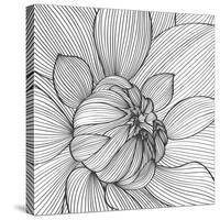 Abstract Floral Background-Helga Pataki-Stretched Canvas