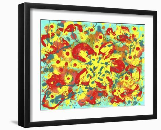 Abstract Floral Fantacy-Amy Vangsgard-Framed Giclee Print