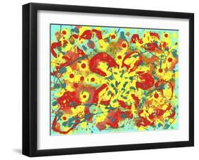 Abstract Floral Fantacy-Amy Vangsgard-Framed Giclee Print