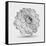Abstract Floral Flower Dahlia-Helga Pataki-Framed Stretched Canvas