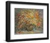 Abstract Floral Impasto Style-null-Framed Art Print