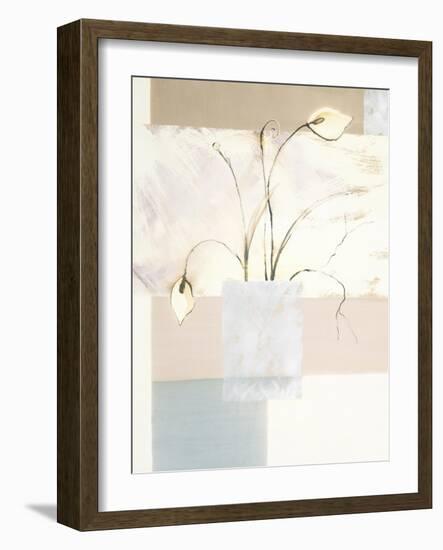 Abstract Floral, no. 2-Stephanie Flateau-Framed Art Print