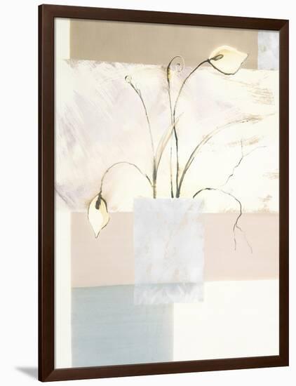 Abstract Floral, no. 2-Stephanie Flateau-Framed Art Print