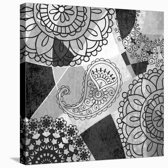 Abstract Floral Pattern-Irena Orlov-Stretched Canvas