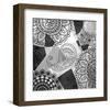 Abstract Floral Pattern-Irena Orlov-Framed Art Print