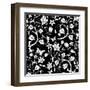 Abstract Floral Pattern-TAlex-Framed Art Print