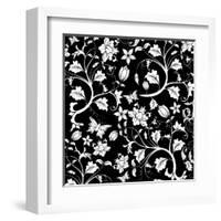 Abstract Floral Pattern-TAlex-Framed Art Print