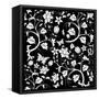 Abstract Floral Pattern-TAlex-Framed Stretched Canvas