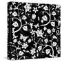 Abstract Floral Pattern-TAlex-Stretched Canvas