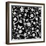 Abstract Floral Pattern-TAlex-Framed Art Print