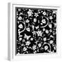 Abstract Floral Pattern-TAlex-Framed Art Print