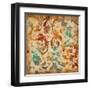 Abstract Florals 2 Mate-Jace Grey-Framed Art Print