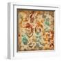 Abstract Florals 2 Mate-Jace Grey-Framed Art Print