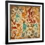 Abstract Florals 2-Jace Grey-Framed Art Print